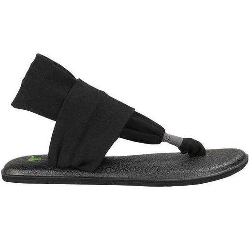 Sanuk Women's Yoga Sling 2 Flip Flops - Black 6