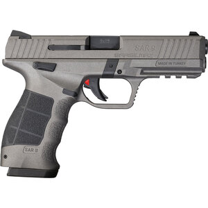 SAR SAR9 9mm Luger 4.4in Platinum Pistol - 17+1 Rounds
