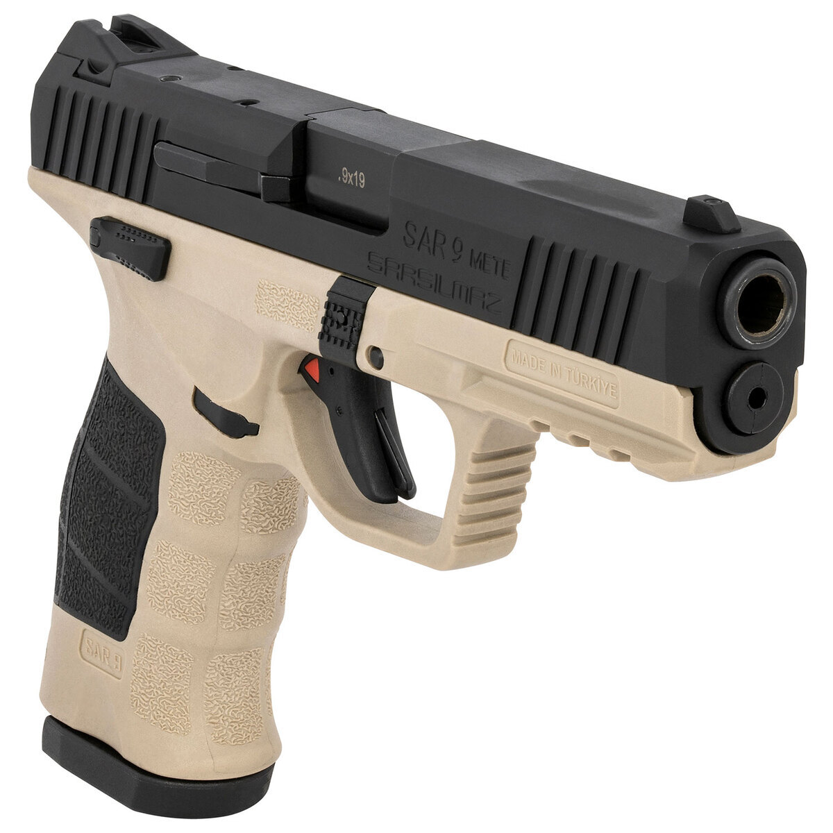 Sar USA SAR9 9mm Luger 4.4in SS/Black Pistol 10+1 Rounds Sportsman