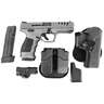 Sar USA SAR9 X Package 9mm Luger 4.4in Platinum/Black Pistol - 19+1 ...