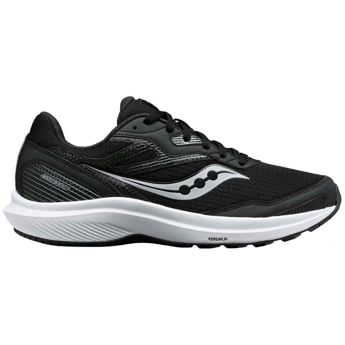 Saucony Men's Cohesion 16 Low Trail Running Shoes - Black/White - Size ...