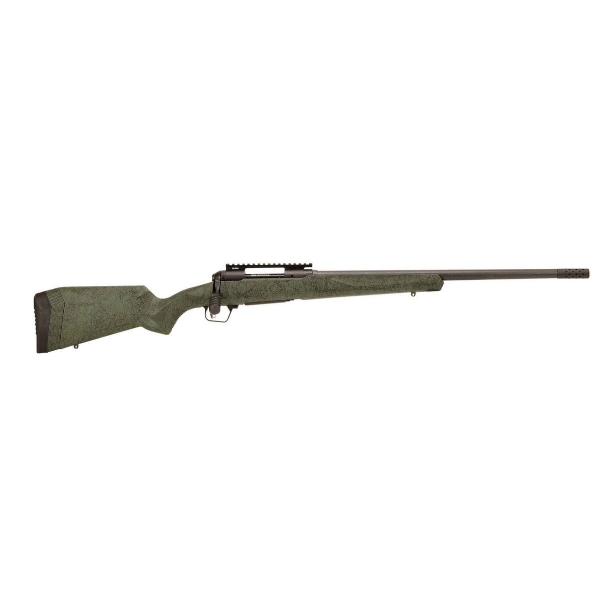 Savage 110 Switchback Matte Black Bolt Action Rifle - 7mm Remington Magnum - Olive Drab with Black Web Pattern Savage 110 Switchback Matte Black Bolt Action Rifle - 7mm Remington Magnum - Olive Drab with Black Web Pattern