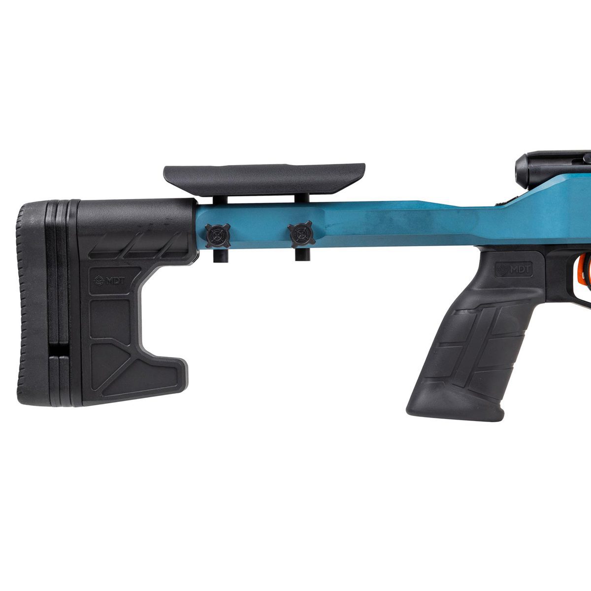 Savage B22 Precision Blue Titanium/Black Bolt Action Rifle - 22 Long Rifle - 18in - Blue Titanium/Matte Black Savage B22 Precision Blue Titanium/Black Bolt Action Rifle - 22 Long Rifle - 18in - Blue Titanium/Matte Black