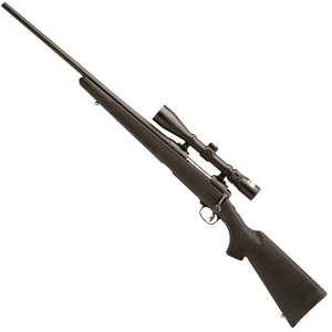 Savage 11 Trophy Hunter XP Compact Left Hand 1:9.5in w/Nikon Scope Matte Black Bolt Action Rifle - 243 Winchester - 20in
