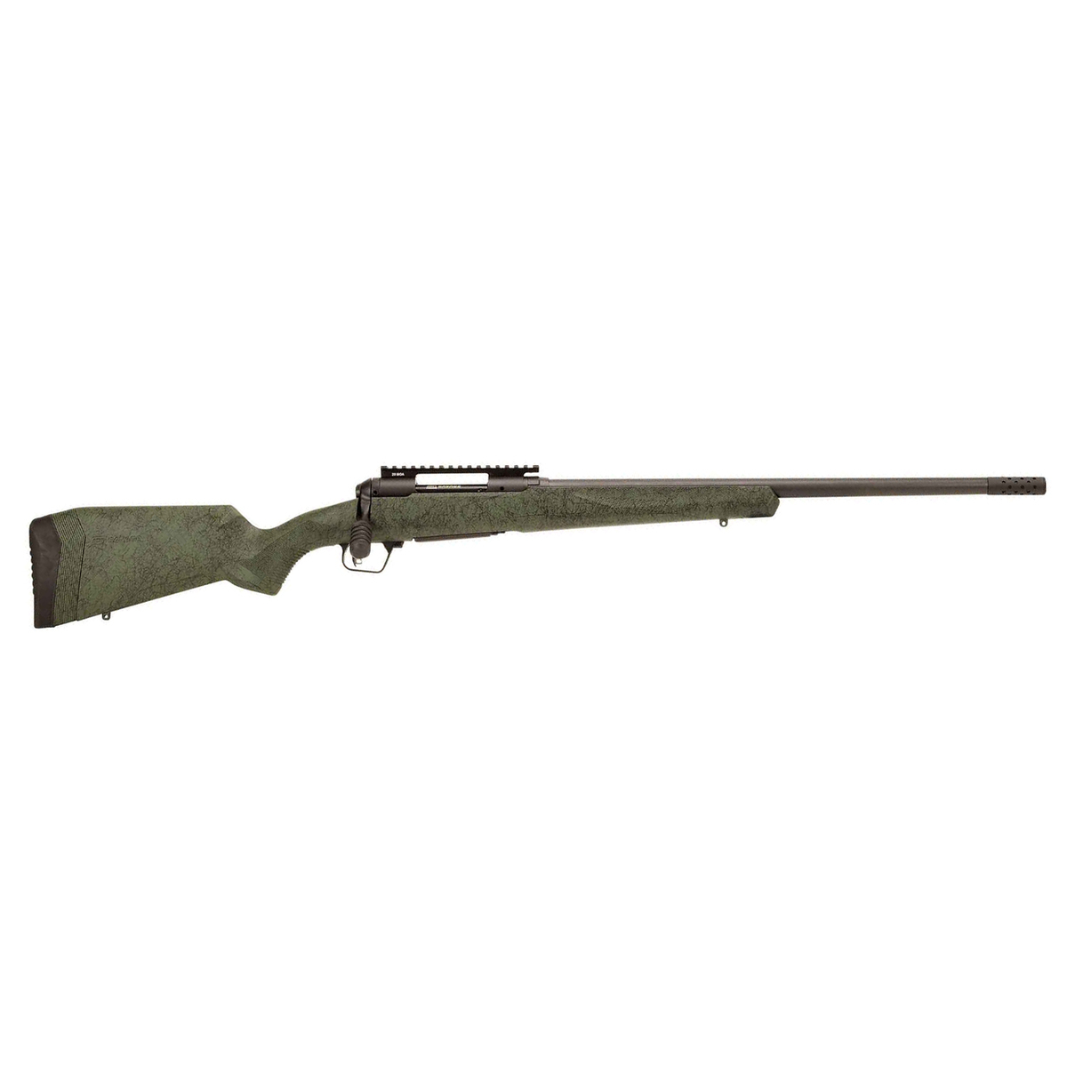 Savage 110 Switchback 6mm ARC Black/Olive Drab Bolt Action Rifle - 22in - Olive Drab with Black Web Savage 110 Switchback 6mm ARC Black/Olive Drab Bolt Action Rifle - 22in - Olive Drab with Black Web