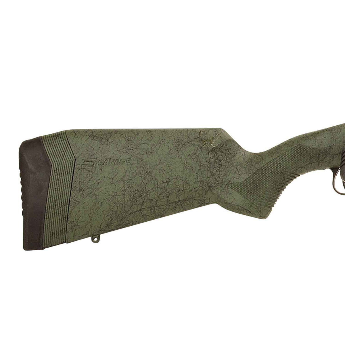 Savage 110 Switchback 6mm ARC Black/Olive Drab Bolt Action Rifle - 22in - Olive Drab with Black Web Savage 110 Switchback 6mm ARC Black/Olive Drab Bolt Action Rifle - 22in - Olive Drab with Black Web