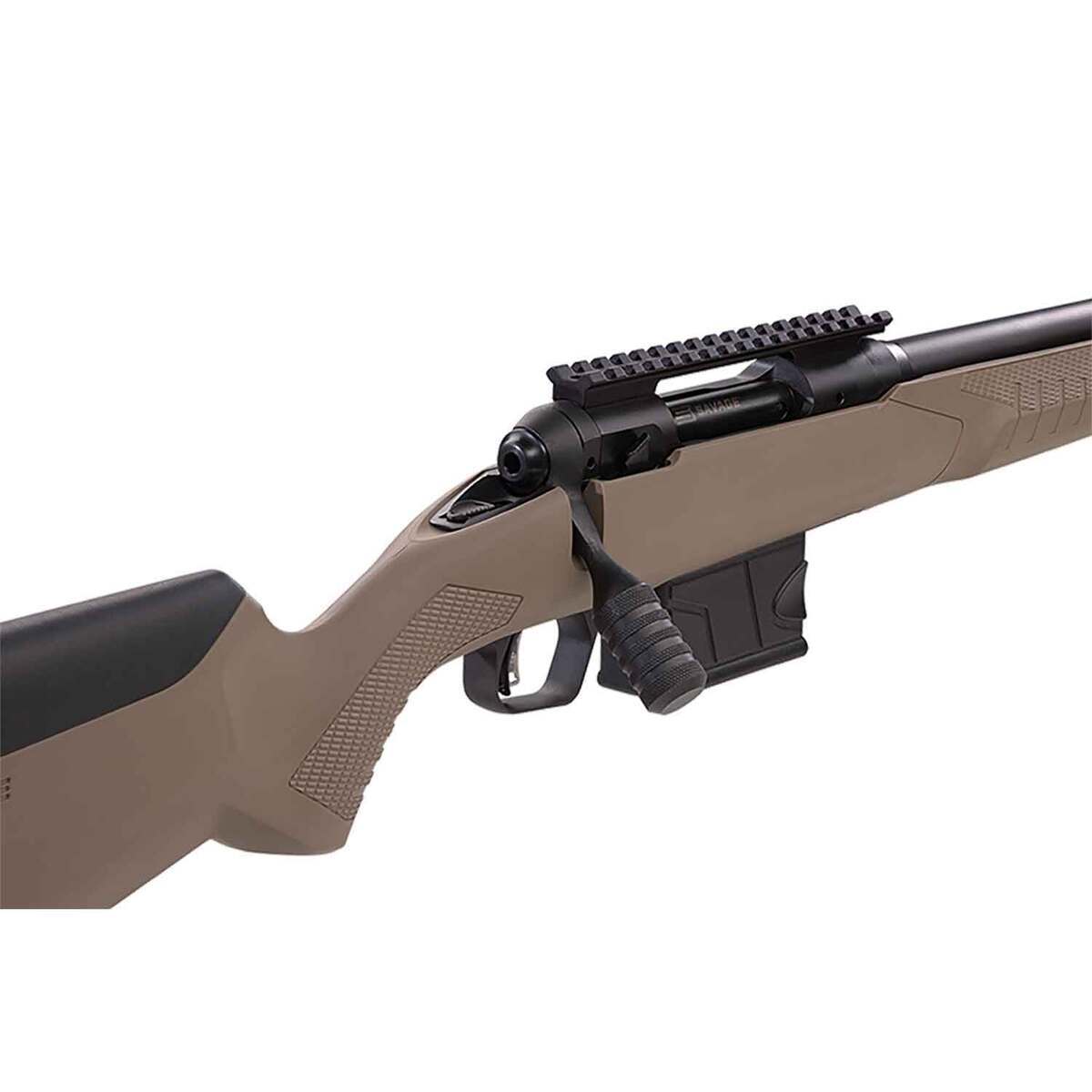 Savage 110 Tactical Desert Matte Black Bolt Action Rifle - 6mm Creedmoor - 26in - Flat Dark Earth Savage 110 Tactical Desert Matte Black Bolt Action Rifle - 6mm Creedmoor - 26in - Flat Dark Earth