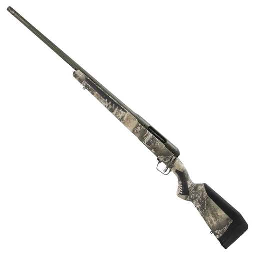 Savage 110 Timberline OD Green Left Hand Bolt Action Rifle - 243 Winchester - 22in - Realtree Excape Camo image