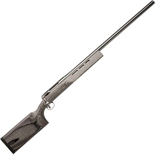 SAVAGE 12 F Class 6mm Br Norma Stainless Bolt Action Rifle - 30in - Gray Laminate