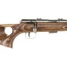 Savage 93R17 BTVSS Satin Stainless/ Brown Laminate Bolt Action Rifle - 17 HMR - 21in - Brown