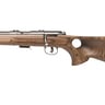 Savage 93R17 BTVLSS Satin Stainless/ Brown Laminate Left Hand Bolt Action Rifle - 17 HMR -  21in - Brown