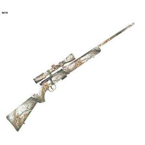Savage 93R17 XP w/ Scope Realtree APS Snow Bolt Action Rifle - 17 HMR - 22in