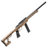 Savage 64 Precision 22 Long Rifle 16.5in Flat Dark Earth Semi Automatic Rifle - 20+1 Rounds - Brown