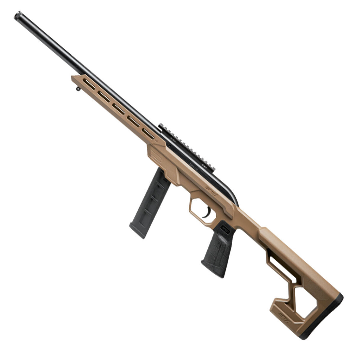 Savage 64 Precision 22 Long Rifle 16.5in Flat Dark Earth Semi Automatic ...