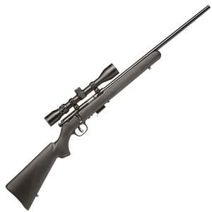 Savage 93R17 FXP w/ Scope Matte Blued/ Black Bolt Action Rifle - 17 HMR - 22in