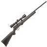 Savage 93R17 FXP w/ Scope Matte Blued/ Black Bolt Action Rifle - 17 HMR - 22in - Black