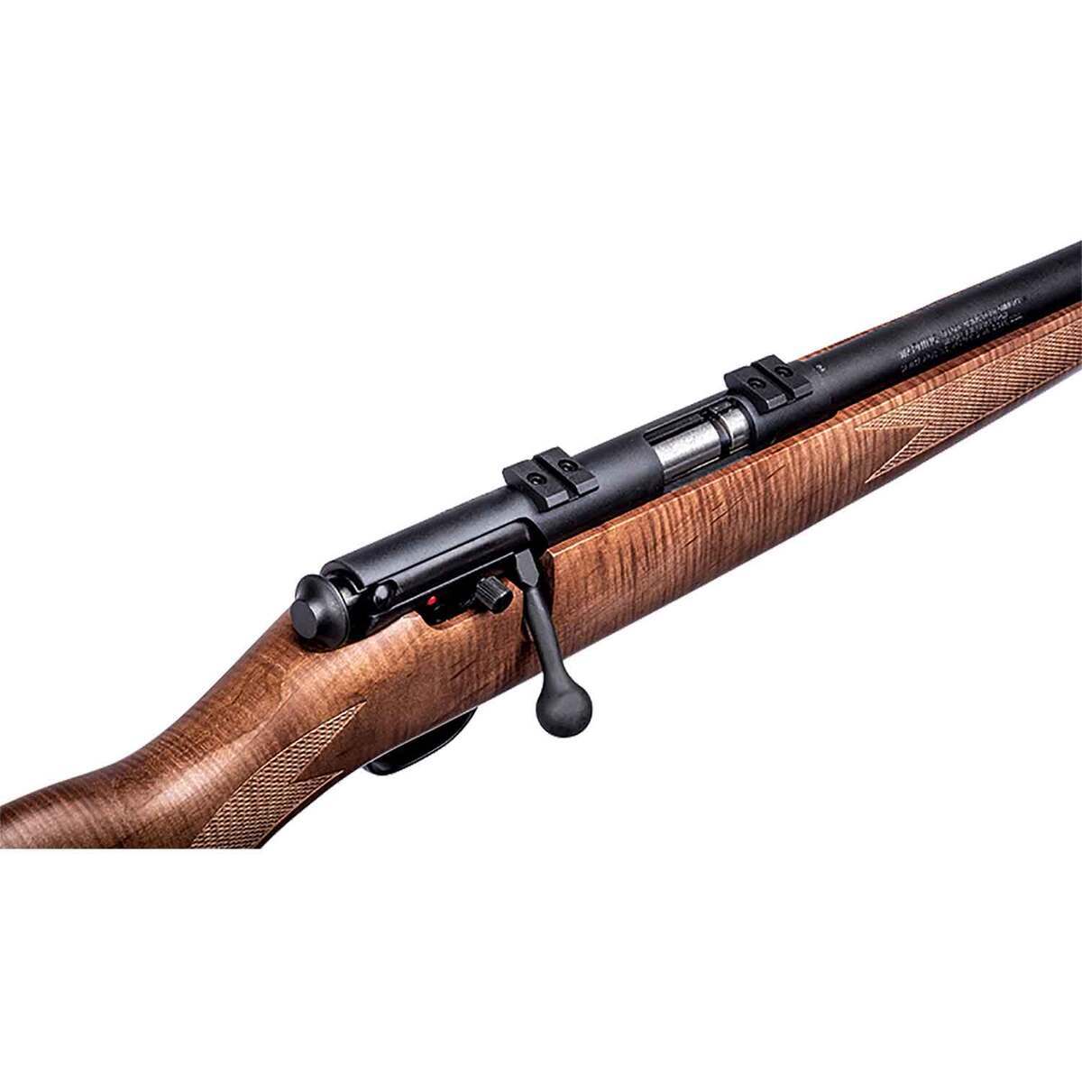 Savage 93R17 GV 17 HMR Matte Blued Bolt Action Rifle - 21in - Brown Savage 93R17 GV 17 HMR Matte Blued Bolt Action Rifle - 21in - Brown
