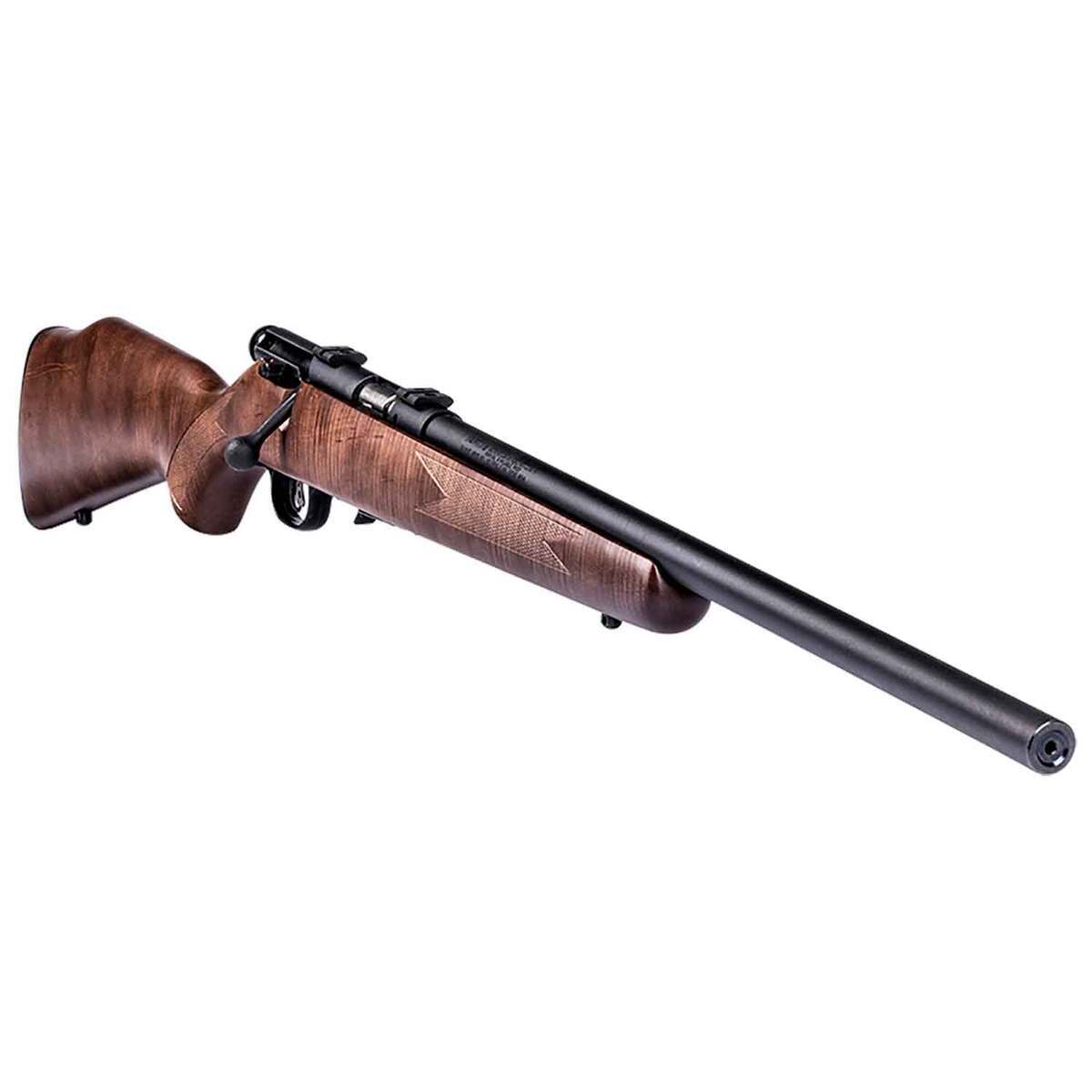 Savage 93R17 GV 17 HMR Matte Blued Bolt Action Rifle - 21in - Brown Savage 93R17 GV 17 HMR Matte Blued Bolt Action Rifle - 21in - Brown