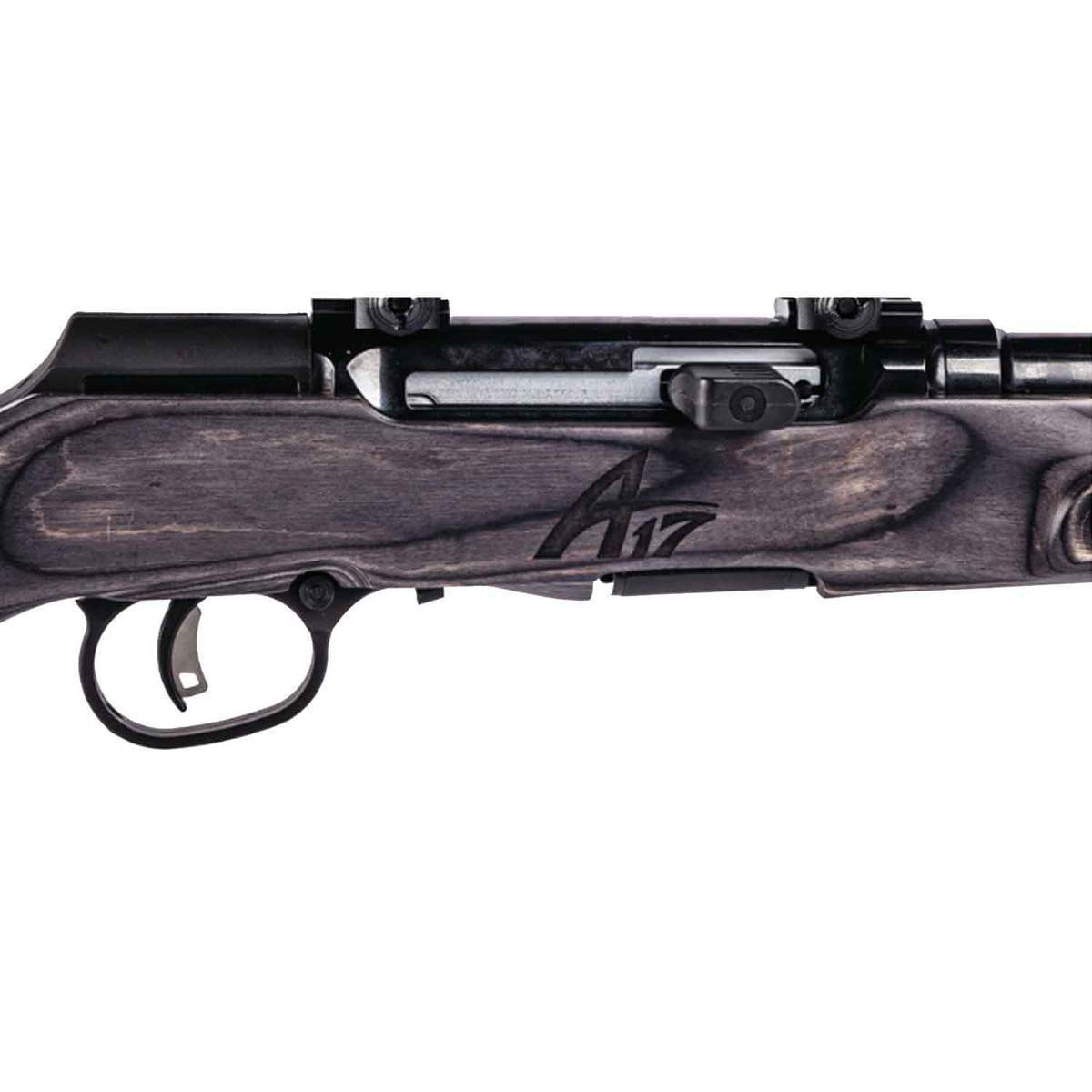 Savage A17 Target Black Semi Automatic Rifle 17 Hmr Gray