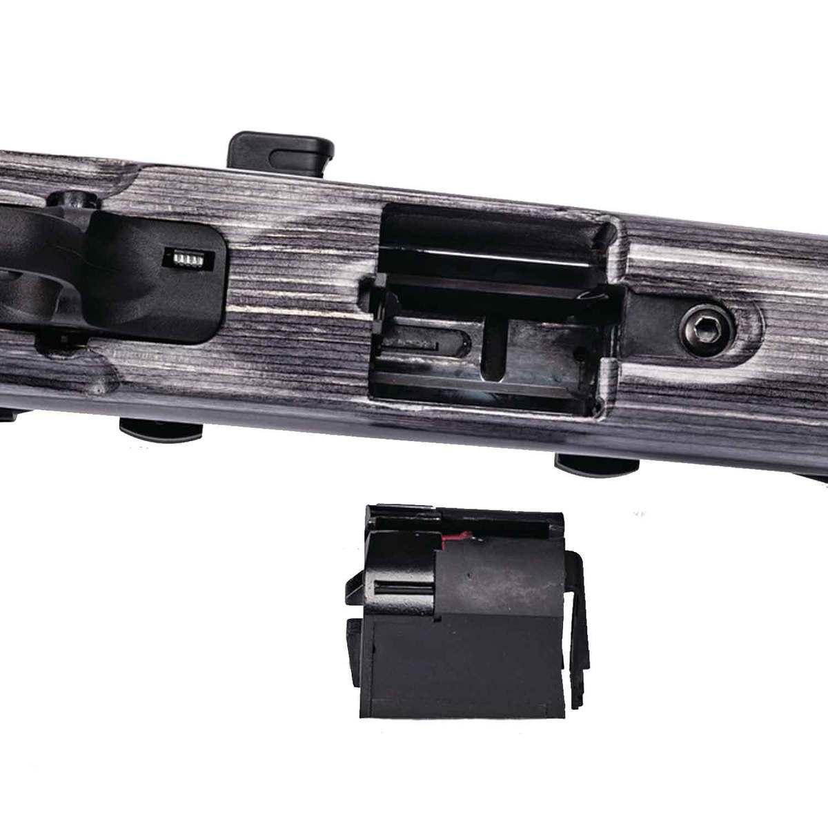 Savage A17 Target Sporter Black Semi Automatic Rifle - 17 HMR - Gray Savage A17 Target Sporter Black Semi Automatic Rifle - 17 HMR - Gray