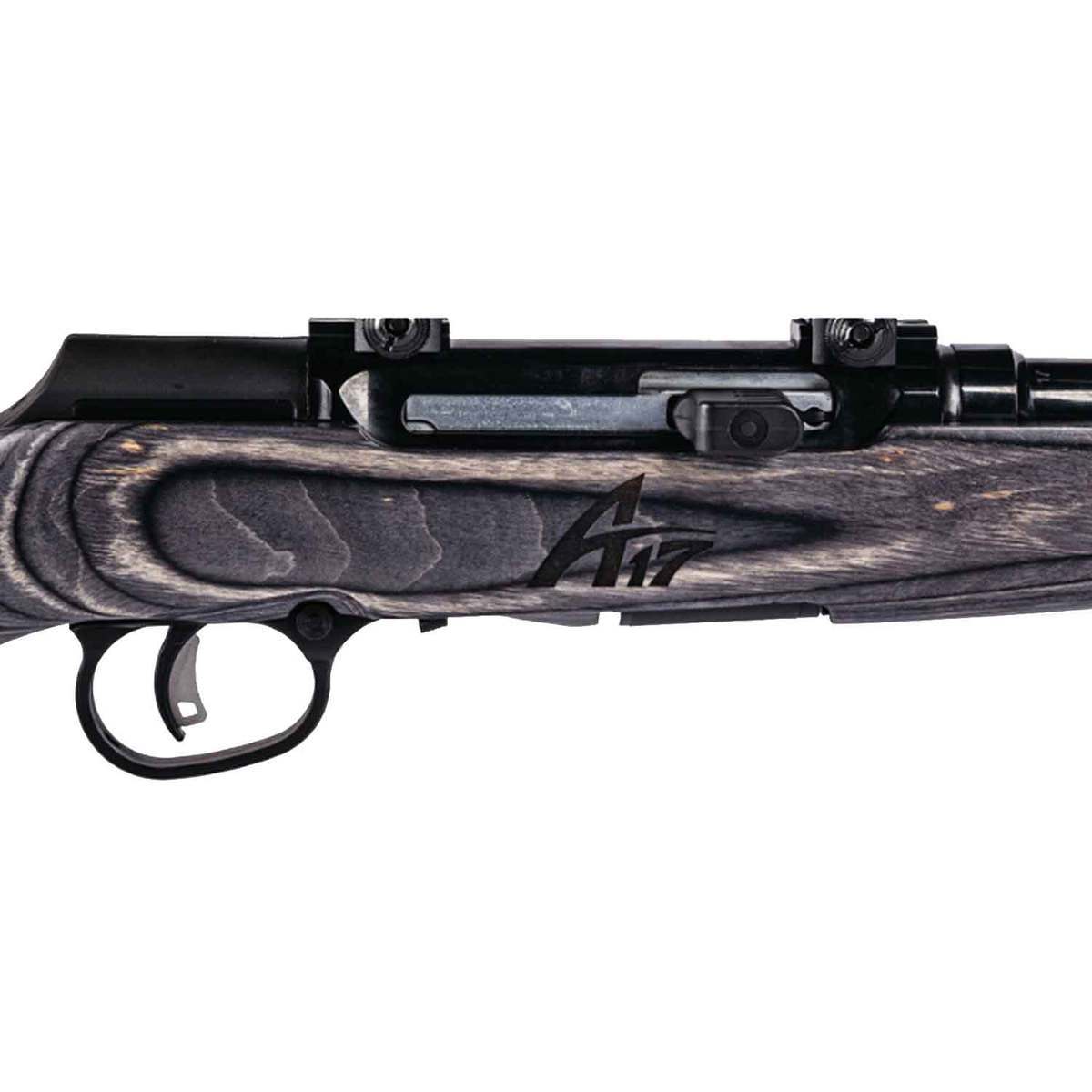 Savage A17 Target Sporter Black Semi Automatic Rifle - 17 HMR - Gray Savage A17 Target Sporter Black Semi Automatic Rifle - 17 HMR - Gray