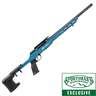 Savage A22 Precision 22 Long Rifle 18in Blue Titanium/Black Semi Automatic Modern Sporting Rifle - 10+1 Rounds - Blue Titanium/Matte Black