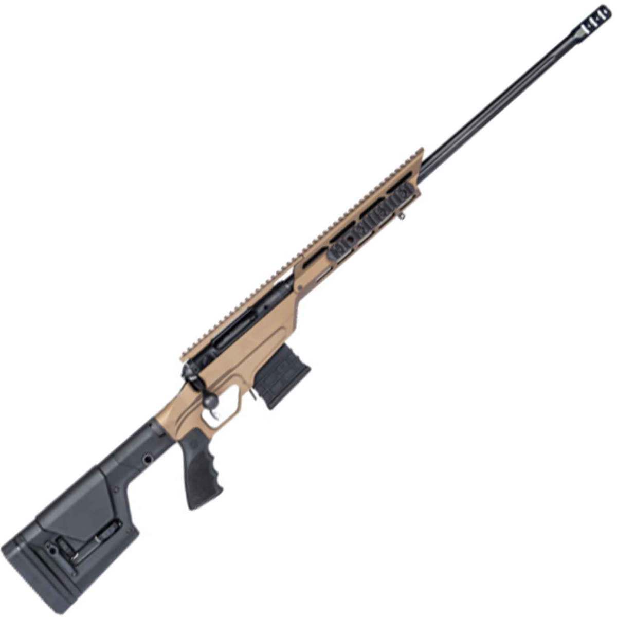 Savage Arms 10/110BA Stealth Evolution Bronze Cerakote Bolt Action Rifle - 223 Remington - Brown Savage Arms 10/110BA Stealth Evolution Bronze Cerakote Bolt Action Rifle - 223 Remington - Brown
