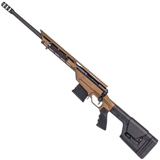 Savage Arms 10/110BA Stealth Evolution Bronze Cerakote Left Hand Bolt Action Rifle - 308 Winchester - 20in - Brown image