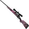 Savage Arms 110 Apex Hunter With Vortex Crossfire II Scope Black/Muddy Girl Bolt Action Rifle - 243 Winchester