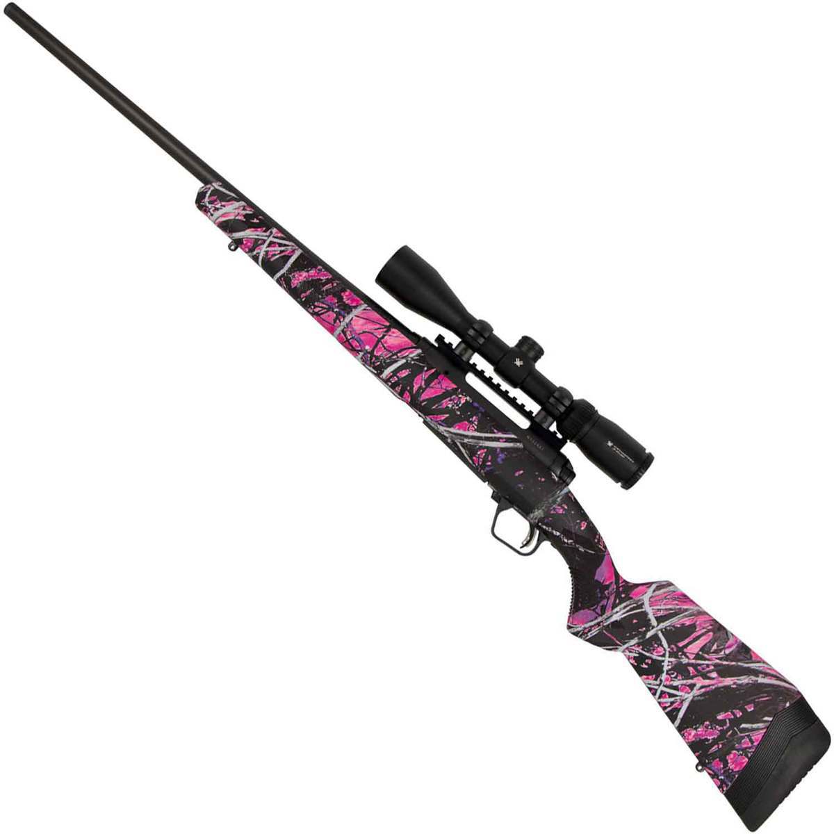 Savage Arms 110 Apex Hunter With Vortex Crossfire II Scope Black/Muddy Girl Bolt Action Rifle - 308 Winchester Savage Arms 110 Apex Hunter With Vortex Crossfire II Scope Black/Muddy Girl Bolt Action Rifle - 308 Winchester