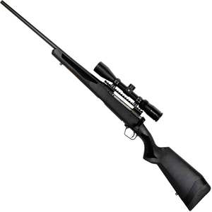 Savage 110 Apex Hunter XP with Vortex Crossfire II Scope Matte Black Left Hand Bolt Action Rifle - 223 Remington - 20in