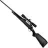 Savage 110 Apex Hunter XP with Vortex Crossfire II Scope Matte Black Left Hand Bolt Action Rifle - 243 Winchester - 22in - Black