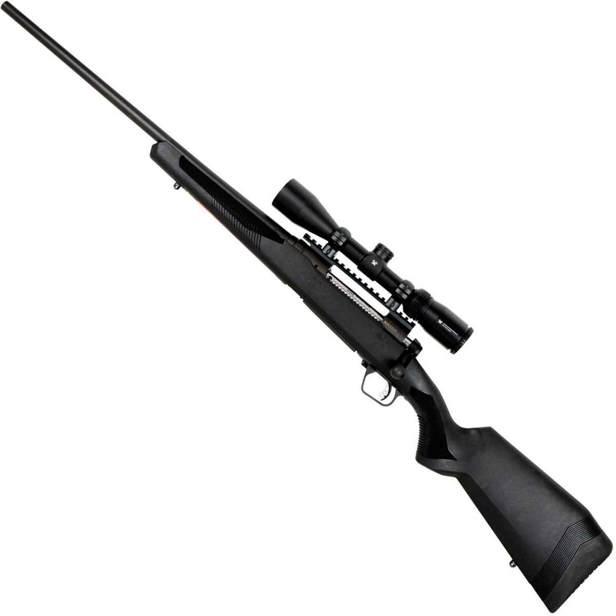 Savage Arms 110 Apex Hunter XP with Vortex Crossfire II Scope Matte Black Left Hand Bolt Action Rifle - 25-06 Remington - 24in - Black Savage Arms 110 Apex Hunter XP with Vortex Crossfire II Scope Matte Black Left Hand Bolt Action Rifle - 25-06 Remington - 24in - Black