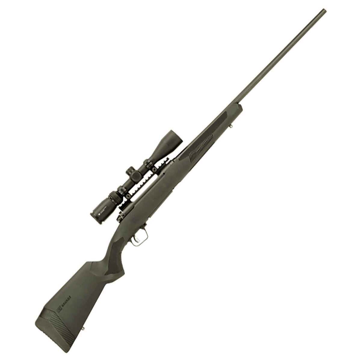 Savage Arms 110 Apex Hunter XP with Vortex Crossfire II Scope Matte Black Left Hand Bolt Action Rifle - 25-06 Remington - 24in - Black Savage Arms 110 Apex Hunter XP with Vortex Crossfire II Scope Matte Black Left Hand Bolt Action Rifle - 25-06 Remington - 24in - Black