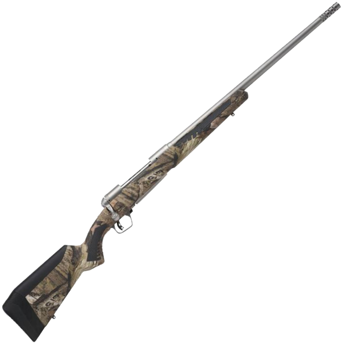 Savage Arms 110 Bear Hunter Matte Stainless Steel Bolt Action Rifle - 338 Winchester - 23in - Camo Savage Arms 110 Bear Hunter Matte Stainless Steel Bolt Action Rifle - 338 Winchester - 23in - Camo