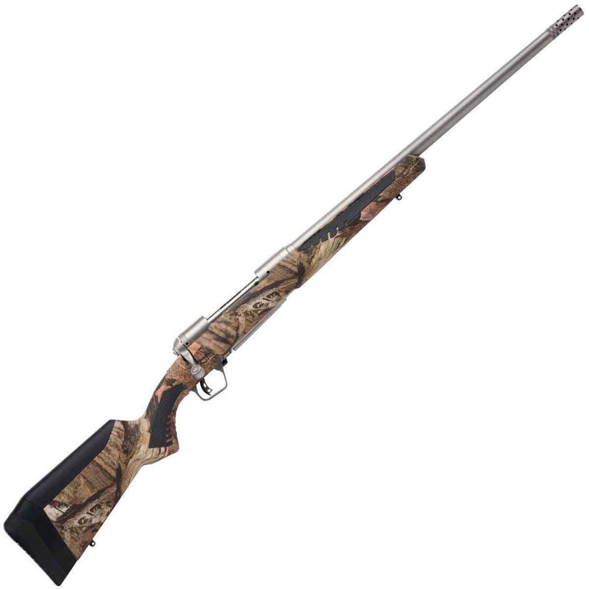 Savage Arms 110 Bear Hunter Matte Stainless Steel Bolt Action Rifle - 375 Ruger - 23in - Camo Savage Arms 110 Bear Hunter Matte Stainless Steel Bolt Action Rifle - 375 Ruger - 23in - Camo
