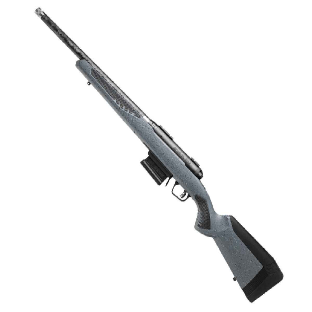 Savage Arms 110 Carbon Predator Matte Black Bolt Action Rifle - 223 Remington - 18in - Gray Savage Arms 110 Carbon Predator Matte Black Bolt Action Rifle - 223 Remington - 18in - Gray