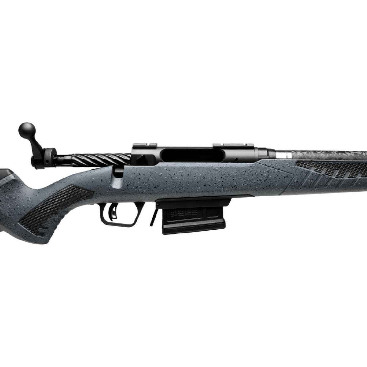 Savage Arms 110 Carbon Predator Matte Black Bolt Action Rifle - 223 Remington - 18in - Gray Savage Arms 110 Carbon Predator Matte Black Bolt Action Rifle - 223 Remington - 18in - Gray