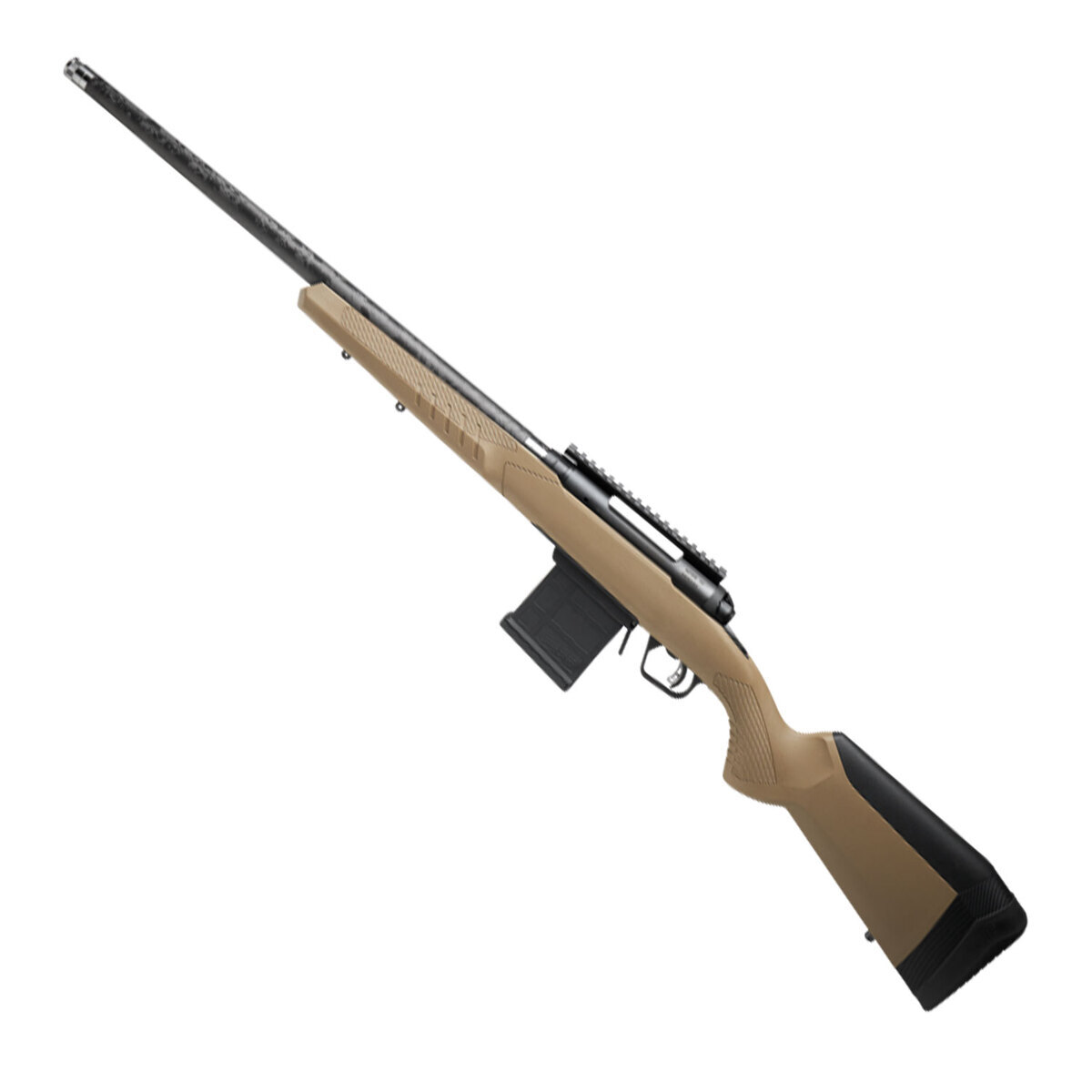Savage Arms 110 Carbon Tactical FDE Bolt Action Rifle - 308 Winchester - 22in - Gray Savage Arms 110 Carbon Tactical FDE Bolt Action Rifle - 308 Winchester - 22in - Gray