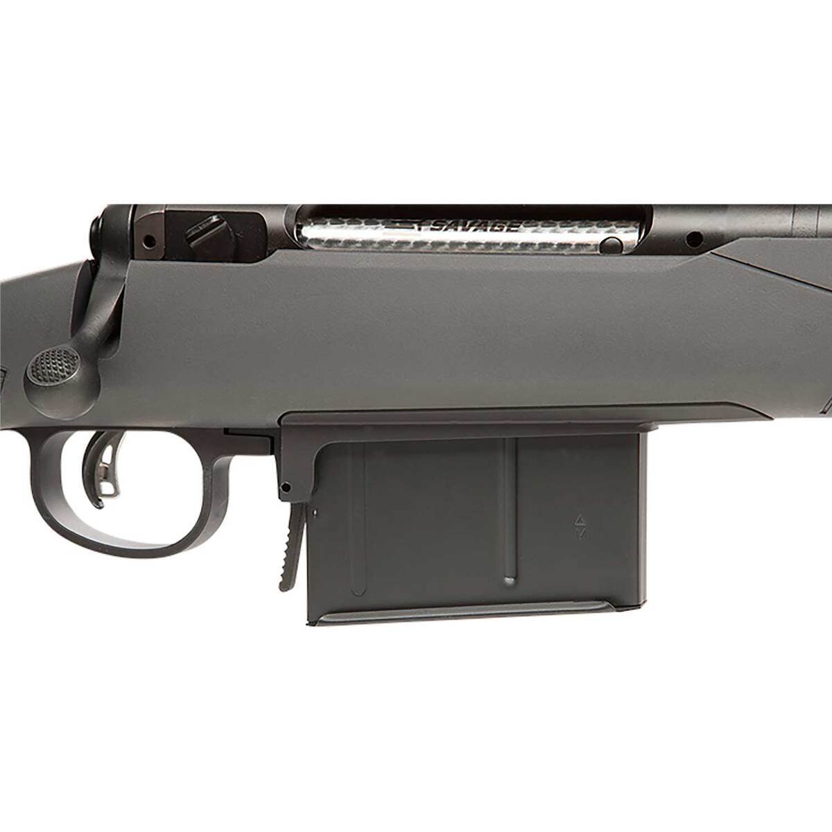 Savage Arms 110 Long Range Hunter Matte Black/Gray Bolt Action Rifle - 7mm Remington Magnum - 26in - Gray Savage Arms 110 Long Range Hunter Matte Black/Gray Bolt Action Rifle - 7mm Remington Magnum - 26in - Gray