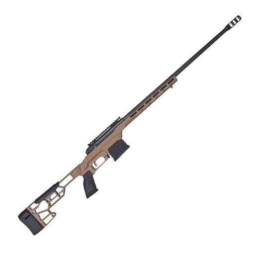 Savage Arms 110 Precision Matte Black Left Hand Bolt Action Rifle - 308 Winchester - 20in - Tan image
