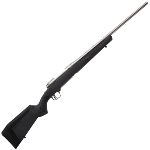 Savage Arms 110 Storm Matte Stainless Left Hand Bolt Action Rifle -  6.5 Creedmoor - 22in - Grey image