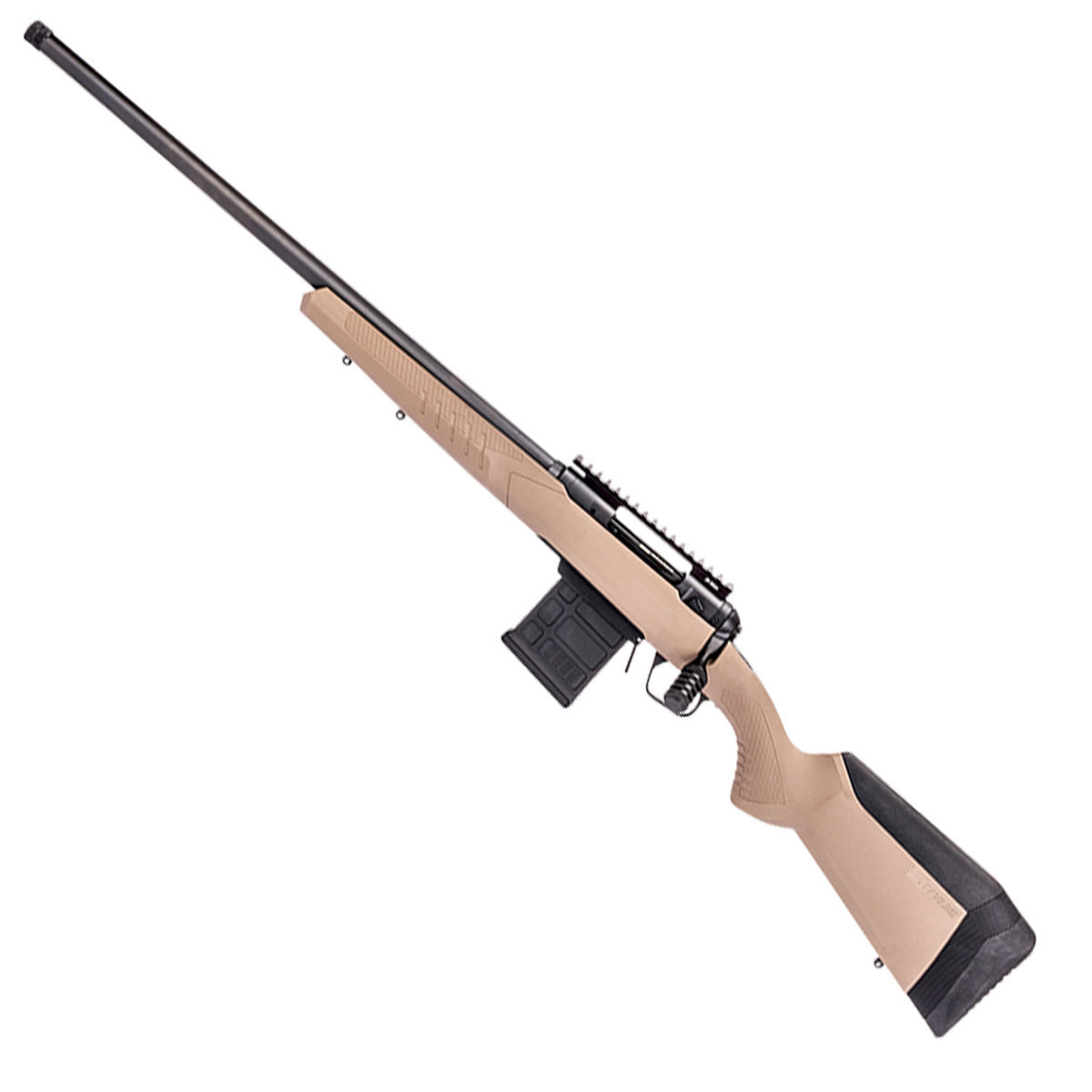 Savage Arms 110 Tactical Desert Matte Black Left Hand Bolt Action Rifle - 6.5 Creedmoor - 24in - Flat Dark Earth Savage Arms 110 Tactical Desert Matte Black Left Hand Bolt Action Rifle - 6.5 Creedmoor - 24in - Flat Dark Earth