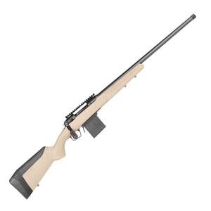 Savage Arms 110 Tactical Desert Matte Black FDE Bolt Action Rifle - 6.5 PRC - 24in