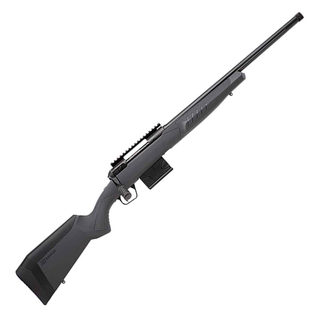 Savage Arms 110 Tactical Matte Black Bolt Action Rifle - 300 Winchester Magnum - 24in - Gray Savage Arms 110 Tactical Matte Black Bolt Action Rifle - 300 Winchester Magnum - 24in - Gray