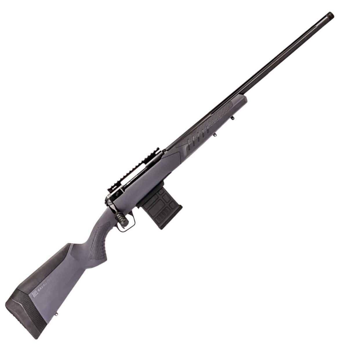Savage Arms 110 Tactical Matte Black Bolt Action Rifle - 6mm ARC - 18in - Gray Savage Arms 110 Tactical Matte Black Bolt Action Rifle - 6mm ARC - 18in - Gray