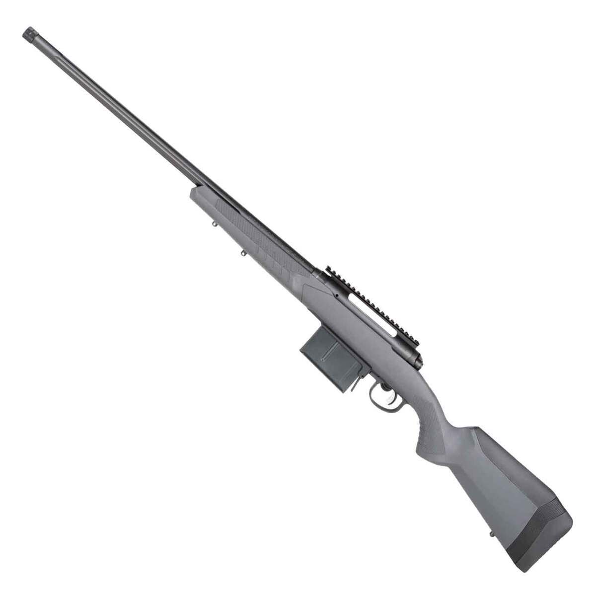 Savage Arms 110 Tactical Matte Black Gray Bolt Action Rifle - 300 Winchester Magnum - 24in - Gray Savage Arms 110 Tactical Matte Black Gray Bolt Action Rifle - 300 Winchester Magnum - 24in - Gray