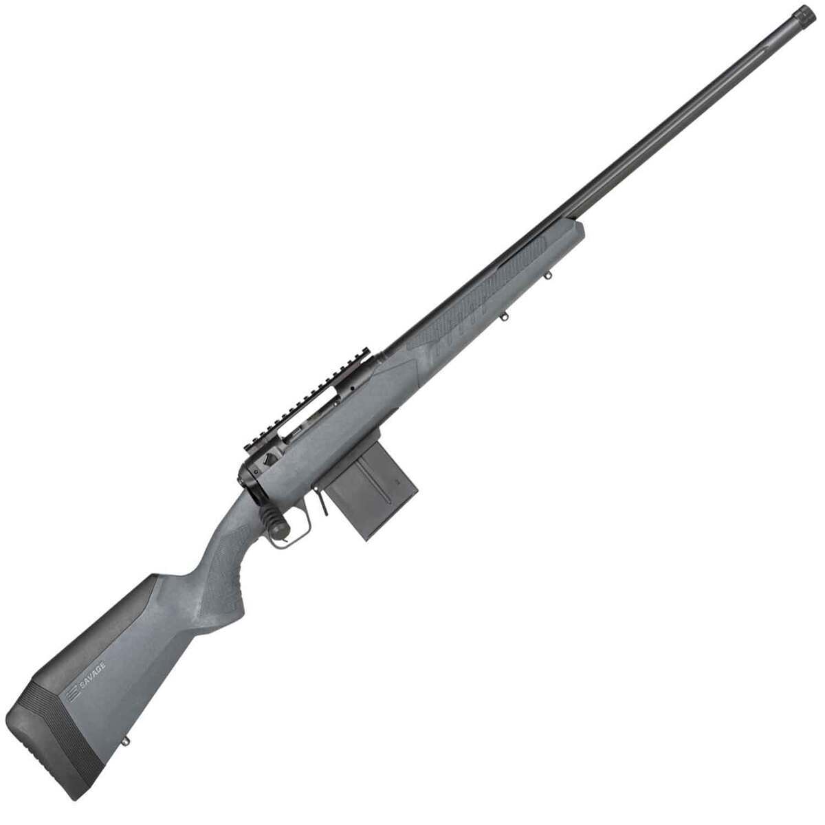 Savage Arms 110 Tactical Matte Gray Bolt Action Rifle - 6.5 PRC - 24in - Gray Savage Arms 110 Tactical Matte Gray Bolt Action Rifle - 6.5 PRC - 24in - Gray