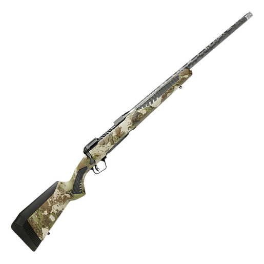 Savage Arms 110 Ultralite Black/Woodland Camo Melonite Bolt Action Rifle - 28 Nosler - 24in - Camo image