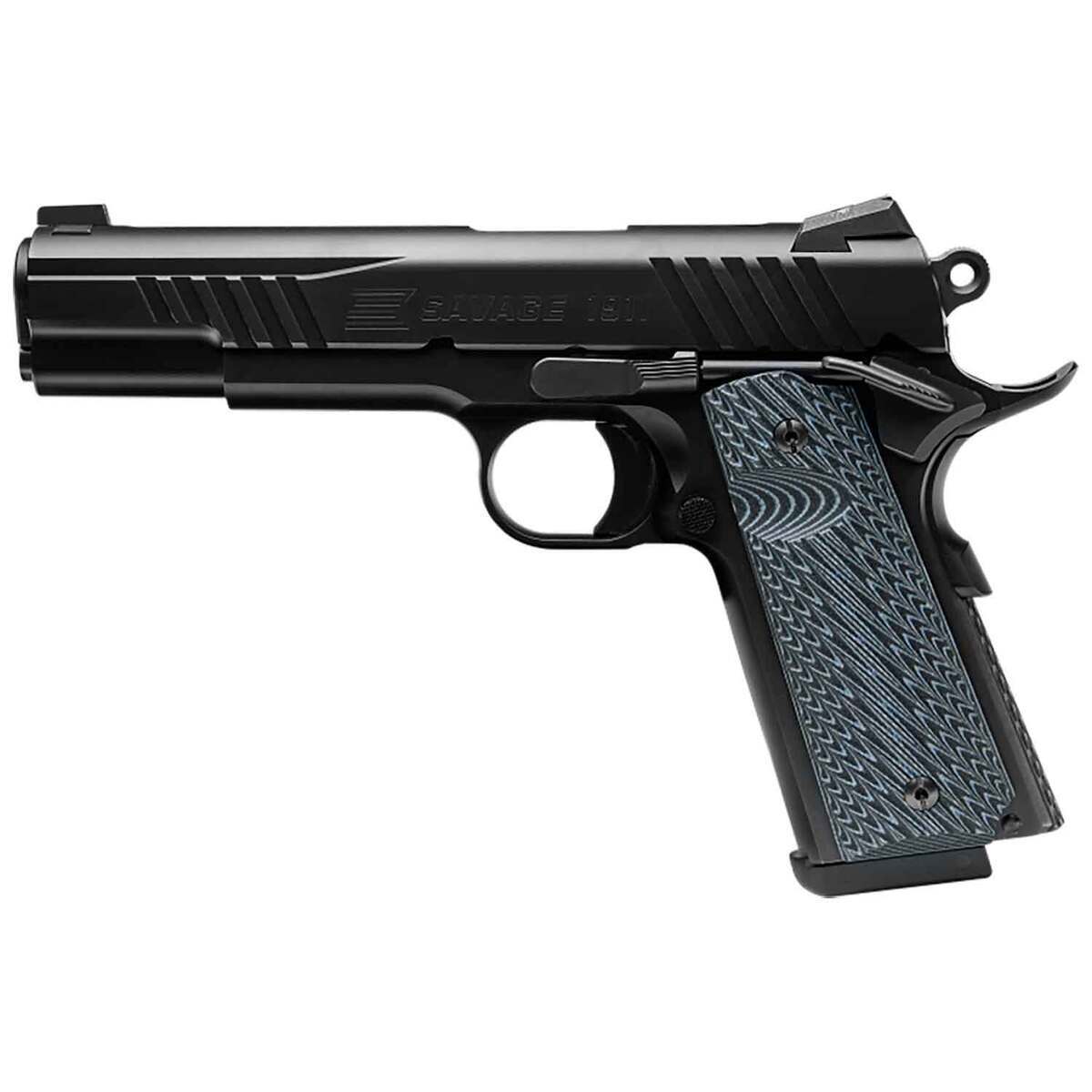 Savage Arms 1911 Government 45 Auto (ACP) 5in Black Nitride Pistol - 8+1 Rounds - Black Savage Arms 1911 Government 45 Auto (ACP) 5in Black Nitride Pistol - 8+1 Rounds - Black